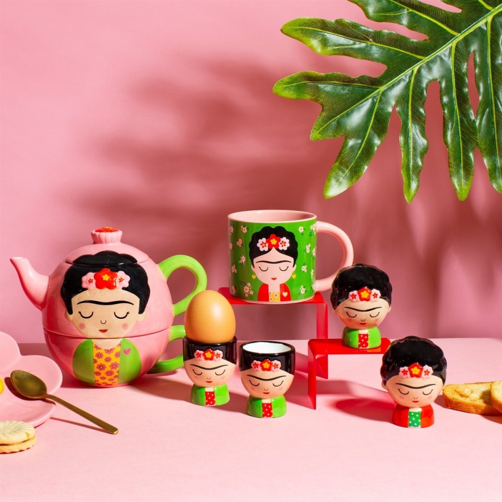 Frida Cup And Flower Saucer Set