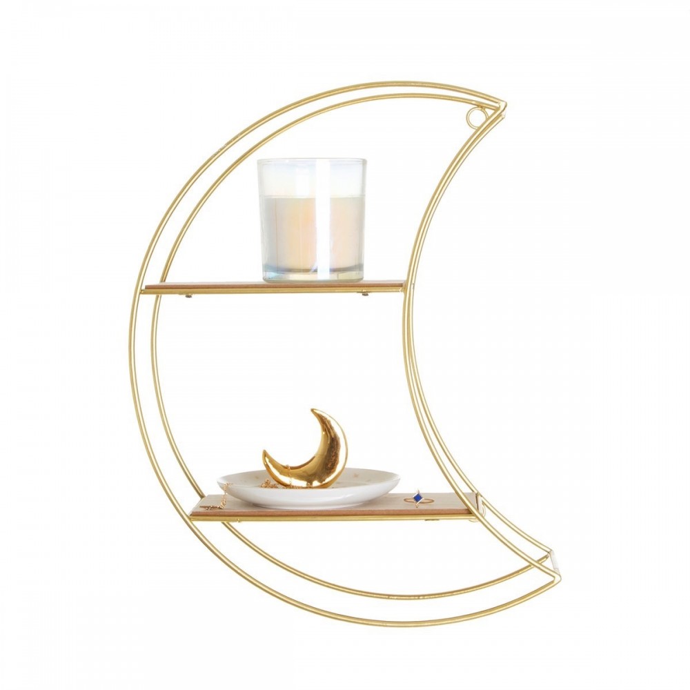 Celestial Moon Golden Shelf