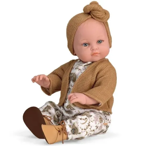 Magic baby κούκλα "Alicia με καφέ ζακέτα"