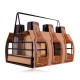 Ανδρικό σετ σε καλάθι με 6*100ml: body wash, face wash, after shave, λοσιόν & σαμπουάν - Accentra