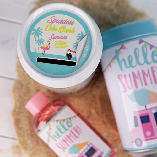Σετ δώρου με αφρόλουτρο 180ml & κουμπαρά, Summer Vibes - Accentra