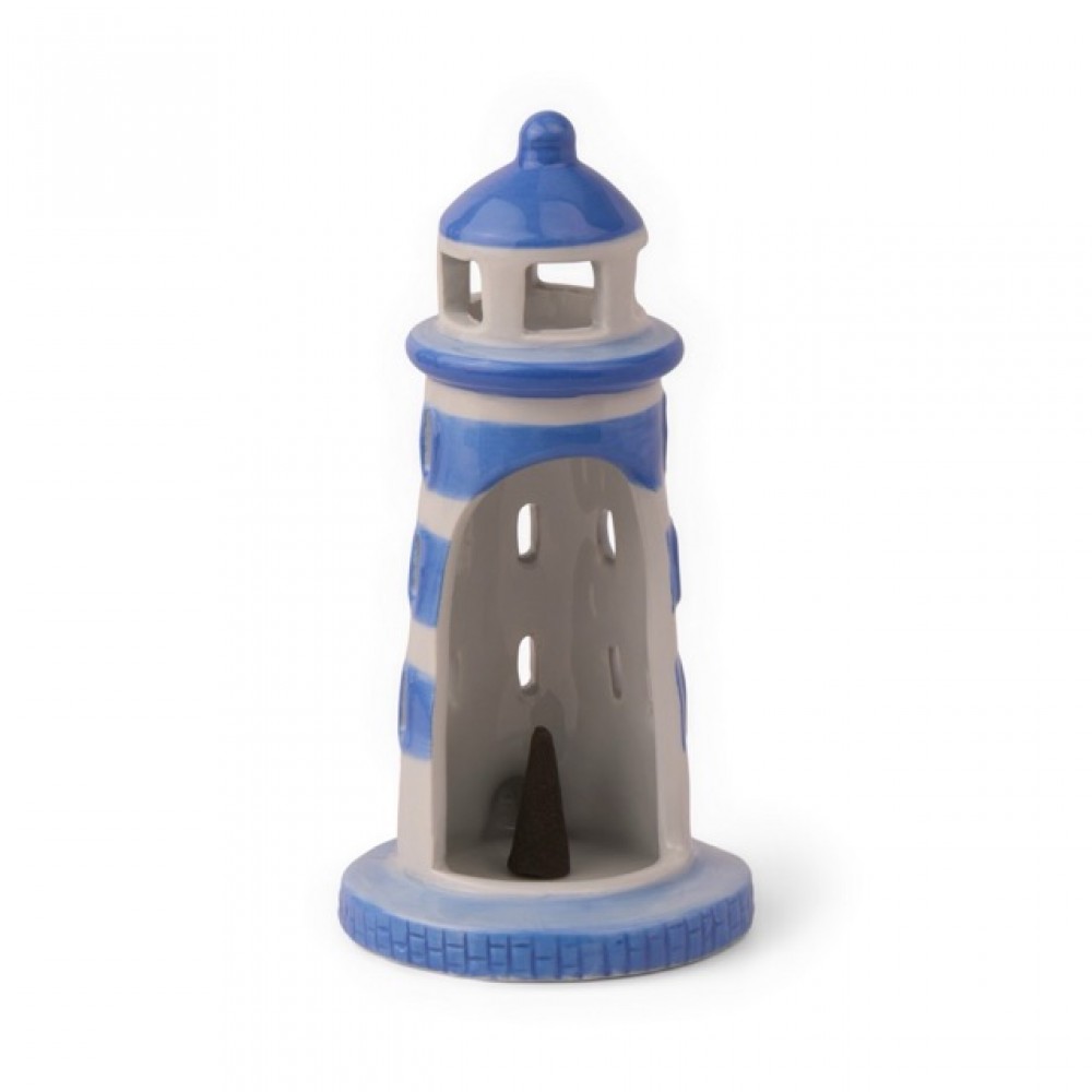 Κεραμικός Φάρος No.07 Lighthouse Style με Αρωματικούς incense κώνους & Ρεσώ - Paddywax
