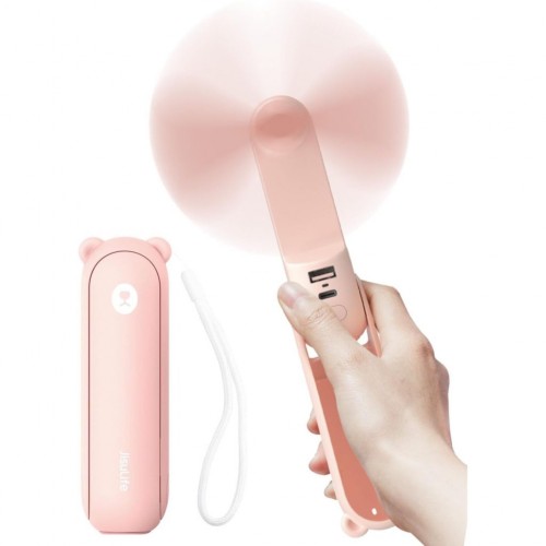 JISULIFE HANDHELD FAN 8 PLUS (4500MAH) PINK