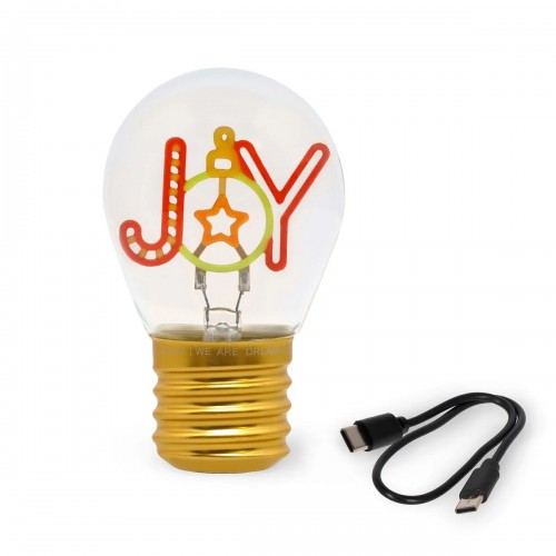 Decorative Lightbulb-Shaped Table Lamp - Joy - Bulb Fiction