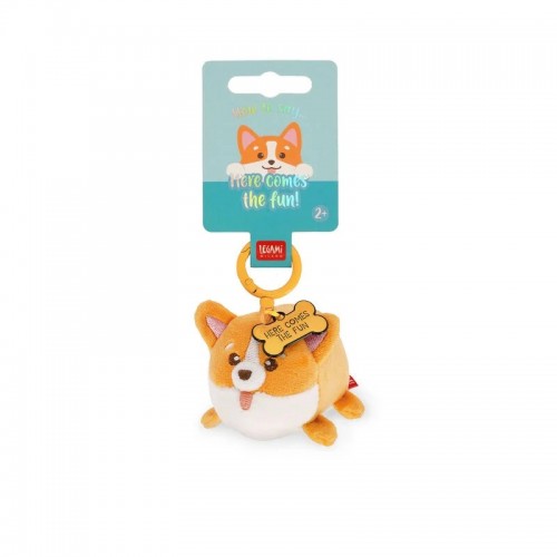 Plush Key Ring - Super Soft! - Tiny Corgi