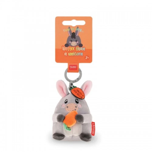 Plush Key Ring - Super Soft! - Tiny Donkey