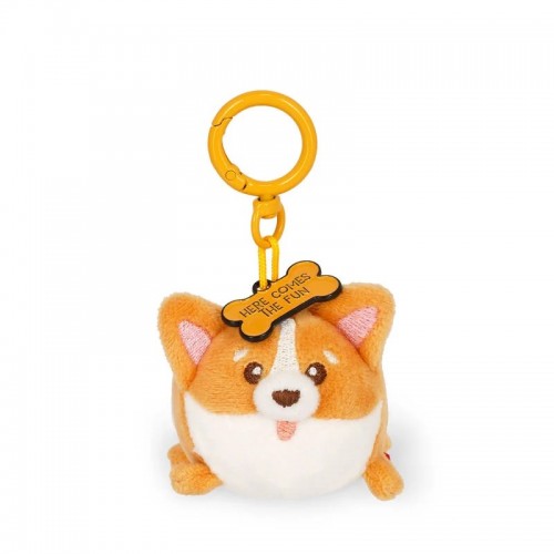 Plush Key Ring - Super Soft! - Tiny Corgi