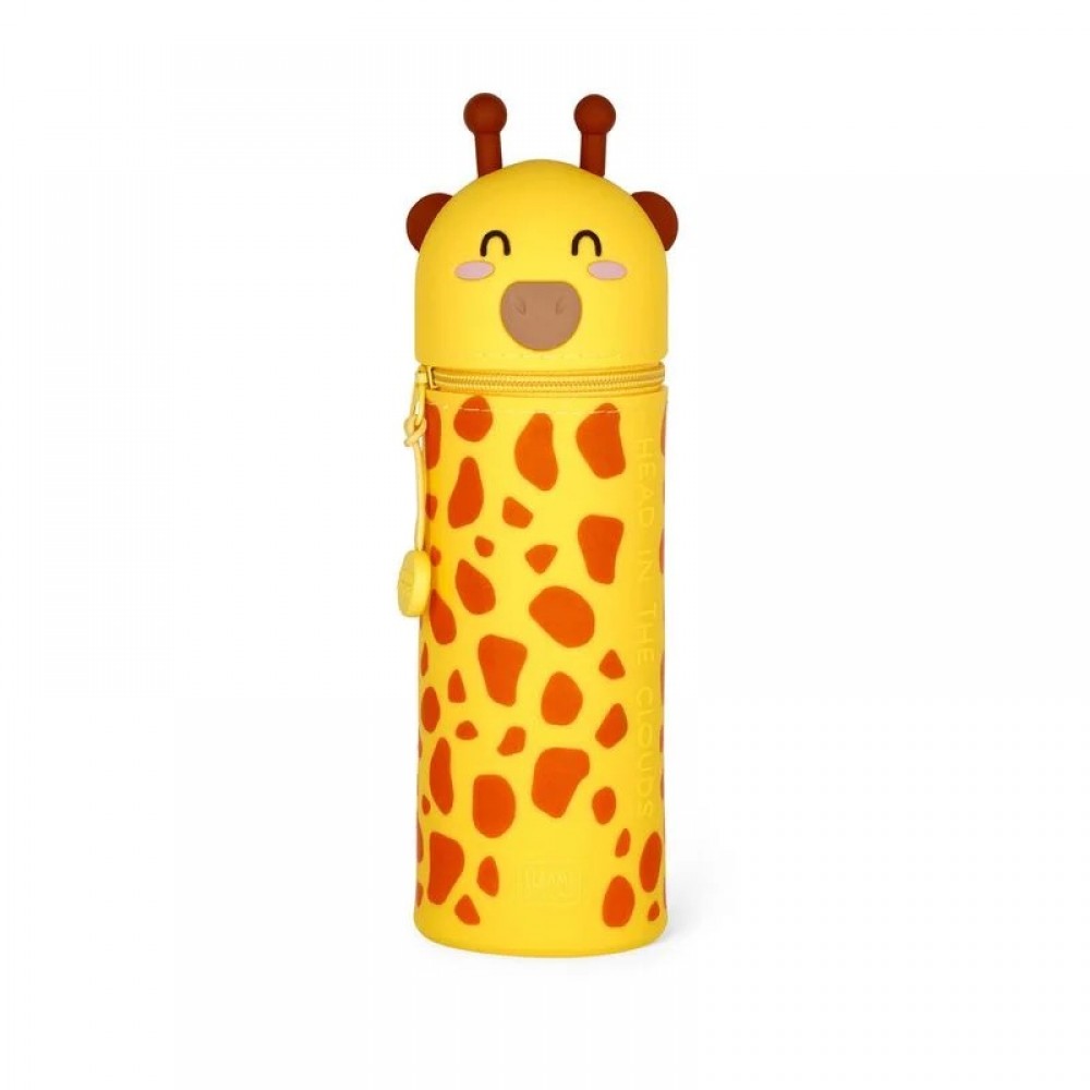 2 in 1 Soft Silicone Pencil Case - Kawaii