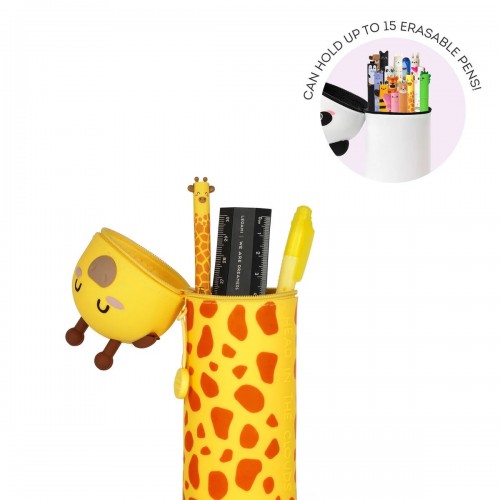 2 in 1 Soft Silicone Pencil Case - Kawaii