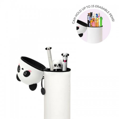2 in 1 Soft Silicone Pencil Case - Kawaii-PANDA