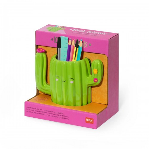 Ceramic Pen Holder - Desk Friends-CACTUS