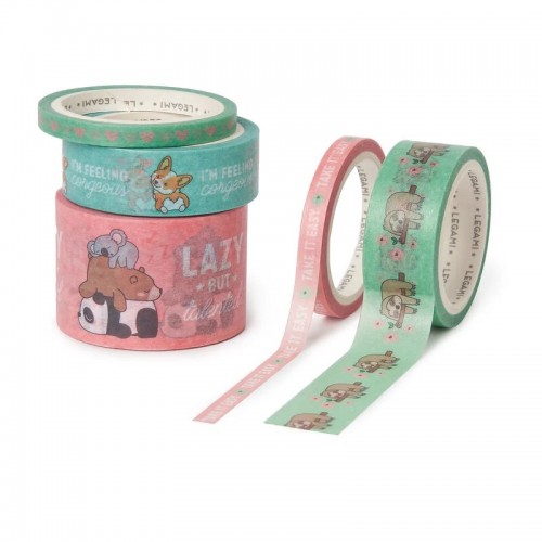Set of 5 Paper Sticky Tapes - Tape By Tape