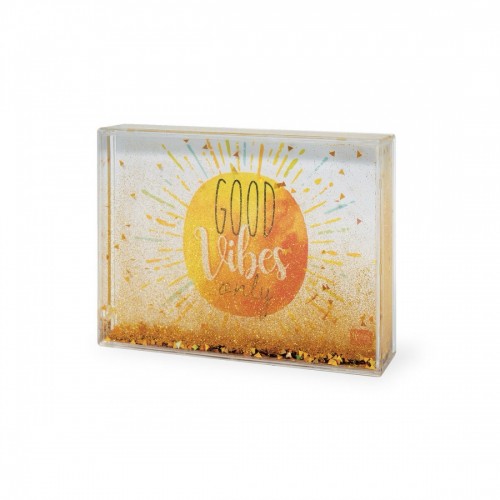 GLITTER PHOTO FRAME MEDIUM - GOOD VIBES