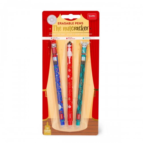Set of 3 Erasable Gel Pens - The Nutcracker