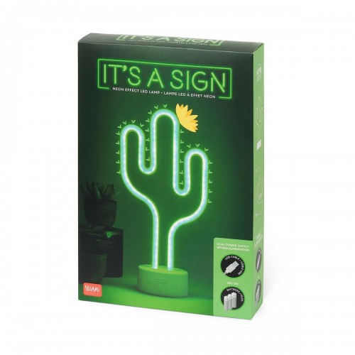 Neon Effect Led Lamp - It's a Sign CACTUS