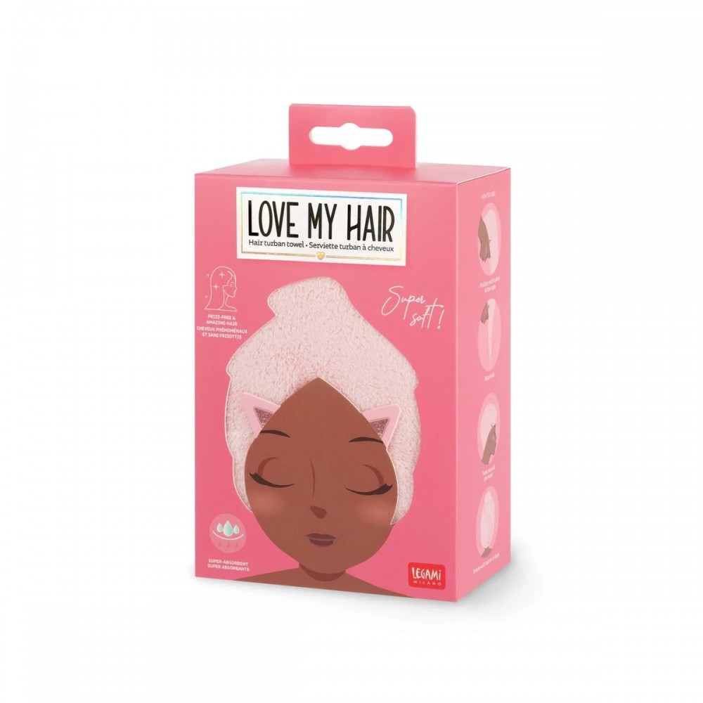 Hair Turban Towel - Love My Hair Hair Turban Towel - Love My Hair