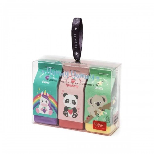 ΣΕΤ ΜΕ 3 ΑΡΩΜΑΤΙΚΕΣ ΓΟΜΕΣ LEGAMI - YUMMY YUMMY- (SCENTED ERASERS)
