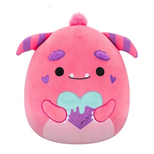Λούτρινο Squishmallows Valentine Mont το Τέρας με καρδιά 30,5cm