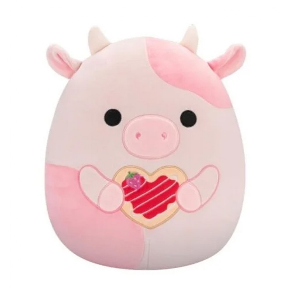 Λούτρινο Squishmallows Valentine Reshma η Αγελάδα με καρδιά 30,5cm Λούτρινο Squishmallows Valentine Reshma η Αγελάδα με καρδιά 30,5cm