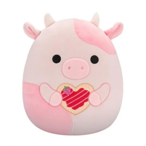 Λούτρινο Squishmallows Valentine Reshma η Αγελάδα με καρδιά 30,5cm