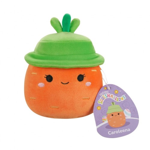 Λούτρινο Squishmallows Caroleenan το Καρότο 13cm Easter 