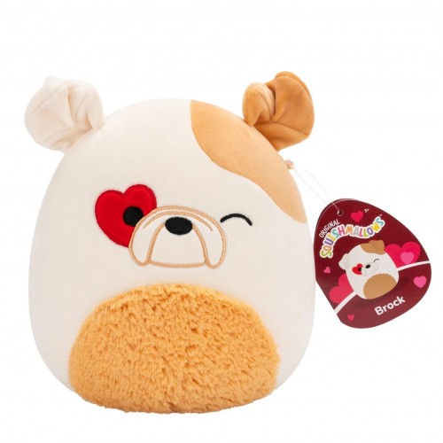 Λούτρινο Squishmallows Valentines Brock the Bulldog 19cm Plush