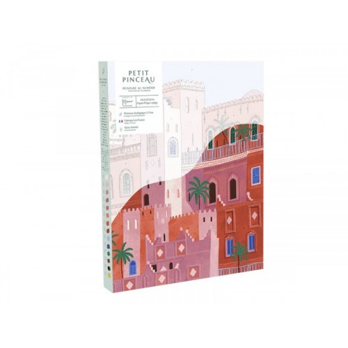 PAINT BY NUMBER BOX SET - SMALL BRUSH - MOROCCO BY MONA MAI