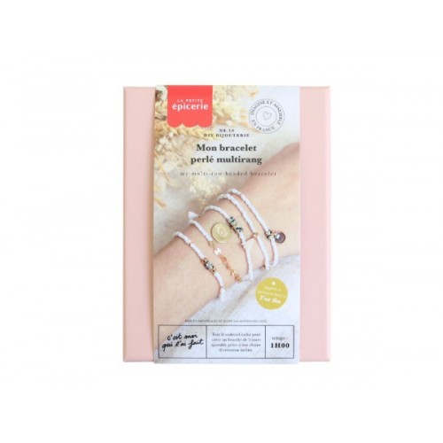 PET EP 1115 DIY JEWELRY 10 - MY MULTI-ROW PEARL BRACELET - WHITE