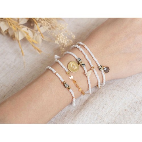 PET EP 1115 DIY JEWELRY 10 - MY MULTI-ROW PEARL BRACELET - WHITE