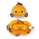 Relaxeazzz Adoramals Finley the Clown Fish Plush Travel Pillow & Eye Mask