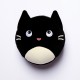 Relaxeazzz Feline Fine Cat Round Plush Travel Pillow & Eye Mask