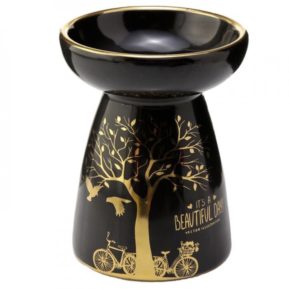 Eden Metallic Gold Tree Ceramic Oil & Wax Melt Burner