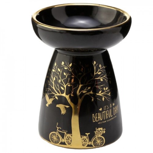 Eden Metallic Gold Tree Ceramic Oil & Wax Melt Burner